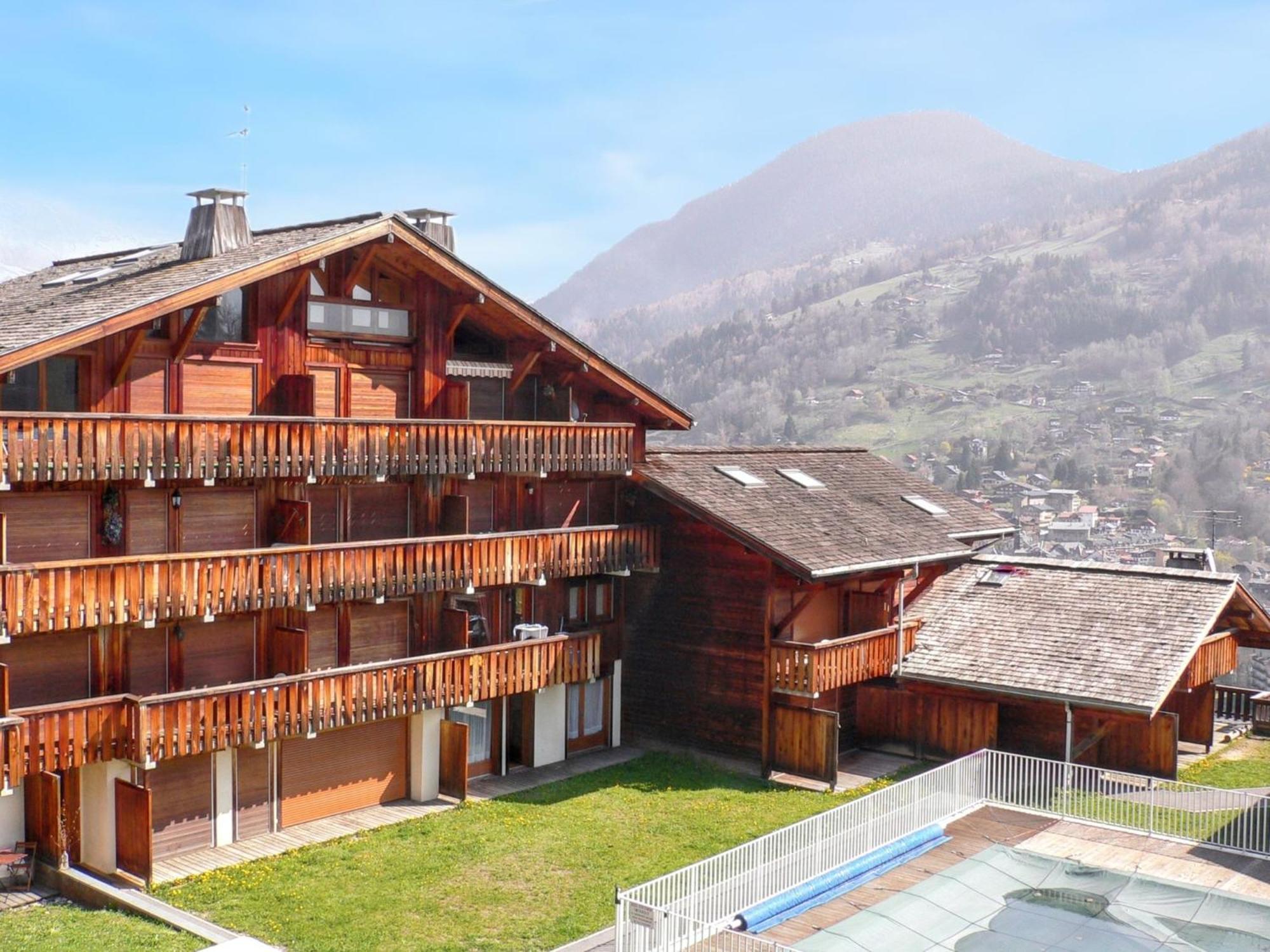 Appartement Agreable A Saint Gervais Les Bains 30 M² Piscine Partagee Exteriör bild